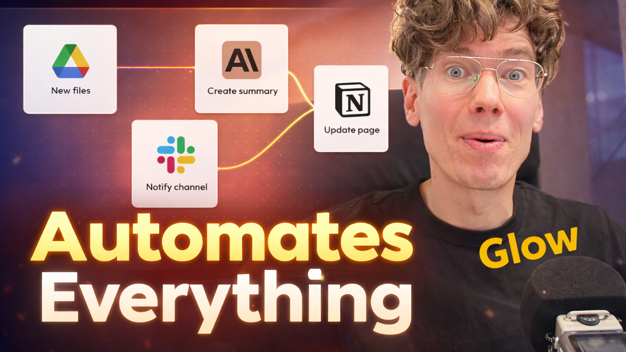 Read more about the article Unlocking AI Automation with Glow: A No-Code Revolution